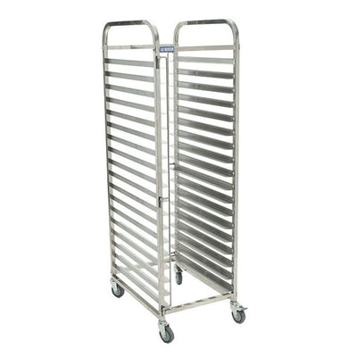 Migsa Bn-T01 Carro Espiguero Guias 18 Charolas Acero Inoxidable Gris - Anaquel - Migsa - KitchenMax Store