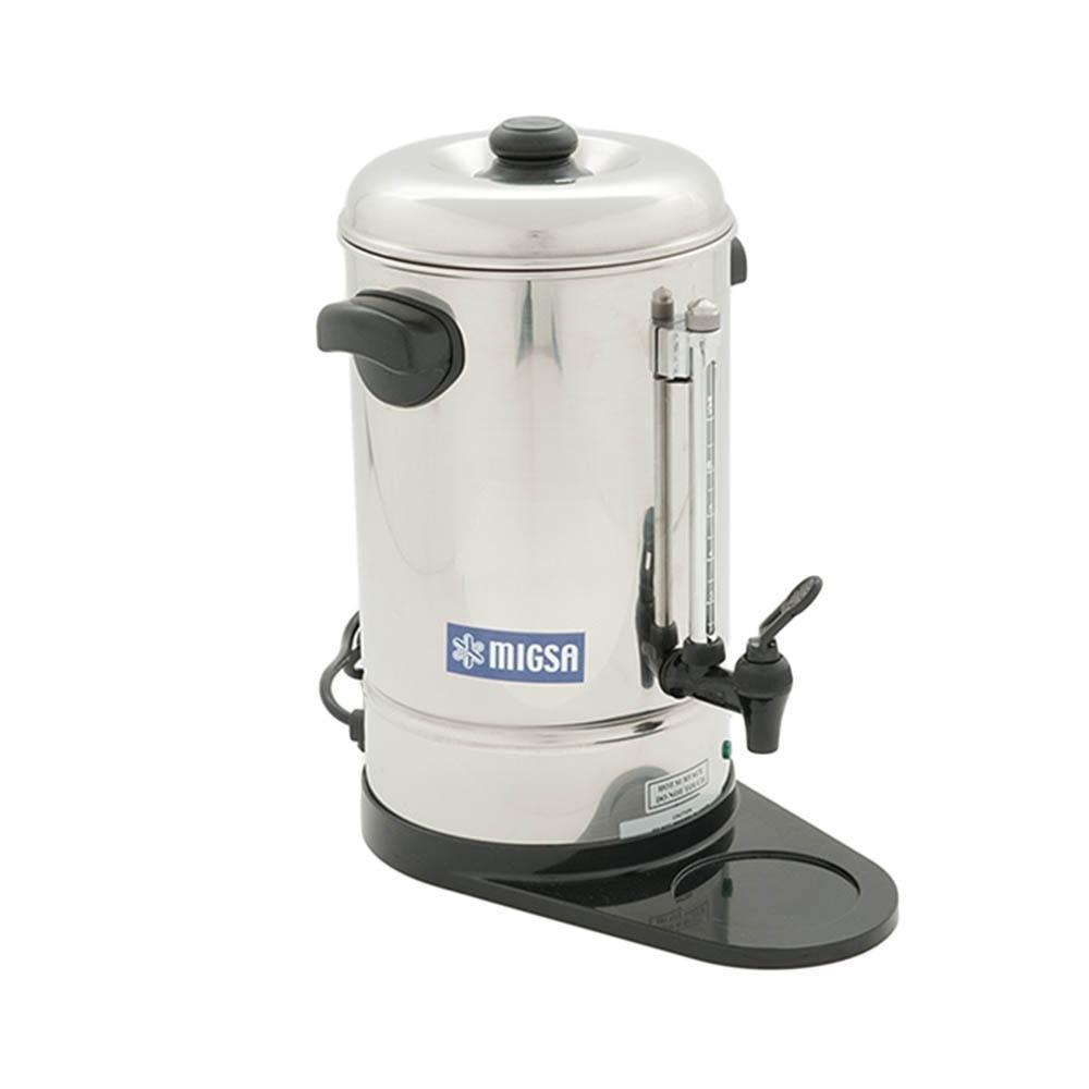 Migsa Cp-06 Cafetera Percoladora Secretarial 6 Lt. 36 Tazas Acero Inoxidable - Cafeteras - Migsa - KitchenMax Store
