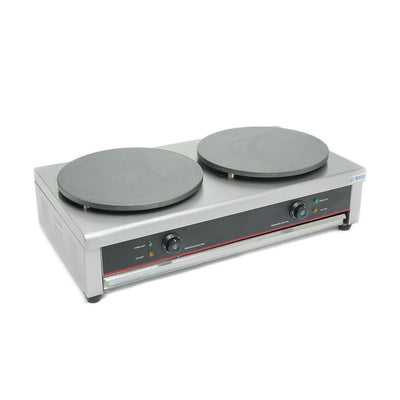 Migsa Em-2 Crepera Doble Eléctrica 40 cm. Acero Inoxidable 220 V - Creperas - Migsa - KitchenMax Store