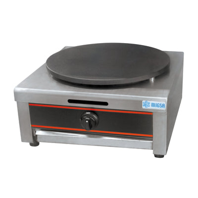 Migsa Gm-1 Crepera Sencilla A Gas 1 Plato 40 cm. Acero Inoxidable - Creperas - Migsa - KitchenMax Store