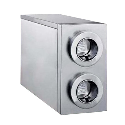 Migsa Hcw-2 Despachador Vasos Dos Secciones Gabinete Acero Inoxidable - - Migsa - KitchenMax Store