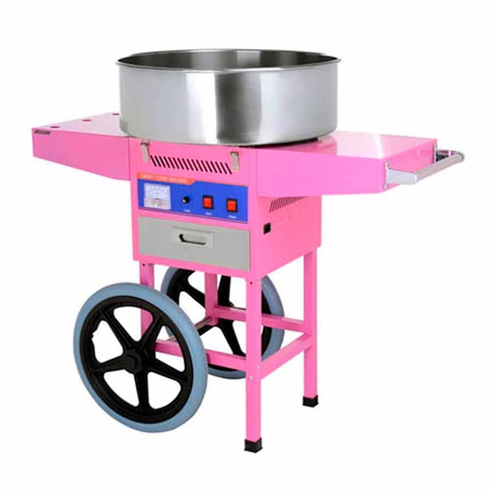 Migsa Hec-04C Fabricadora Algodones Azucar 4 - 6 piezas Cada Minuto Tazon Acero Inoxidable Carrito Lamina Esmaltada Eventos Circo Dulceria Candy Bar. Ideal para fiesta, feria, negocio, circo, fábrica, infantiles, plazas, algodones, dulces, dulcería, eventos, candybar, casero, azúcar etc. KitchenMax.Store. Envíos seguros a todo México. Cotiza hoy mismo.