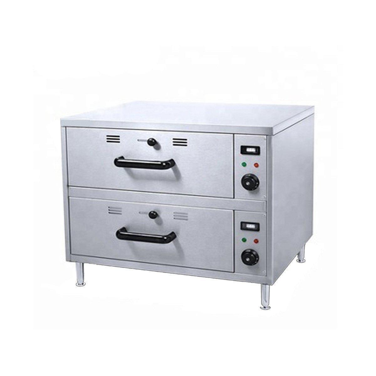 Migsa Hw-82 Calentador De Alimentos 2 Cajones Eléctrico Acero Inoxidable 110 V - Calentadores de comida - Migsa - KitchenMax Store