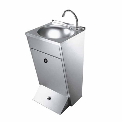 Migsa Le-1 Lavamanos De Pedestal Piso Acero Inoxidable Hospital Bar Restaurant Local - Fregaderos / Tarjas / Lavamanos - Migsa - KitchenMax Store