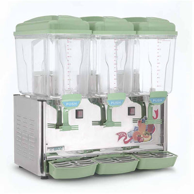 Migsa Lyj-345 Enfriador Aguas Frescas 3 Tanques 15 Lts. Acero Inoxidable Jugos Té Helado 110 V - Dispensadores de Bebidas - Migsa - KitchenMax Store