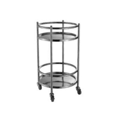 Migsa Qrc-2 Mesa Circular Apoyo Acero Inoxidable 2 Niveles - Mobiliario - Migsa - KitchenMax Store