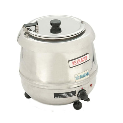 Migsa Sb-6000S Calentador Redondo 9 Litros - 0.31 Pies Acero Inoxidable - Baños María / Chafers - Migsa - KitchenMax Store