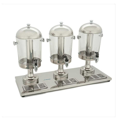 Migsa Zcf303B Despachador De Jugos De Tres Tanques 8 Lts. c/u - Dispensadores de bebidas - Migsa - KitchenMax Store