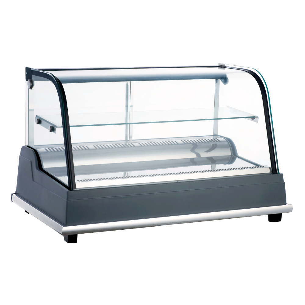 Migsa RTW185L Vitrina Refrigerada Exhibidora Cristal Curvo - - Migsa - KitchenMax Store