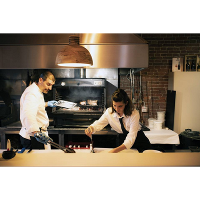 Pira 90 BLACK 500.101 Horno para Carbon y Leña Cocina Gourmet - - Migsa - KitchenMax Store