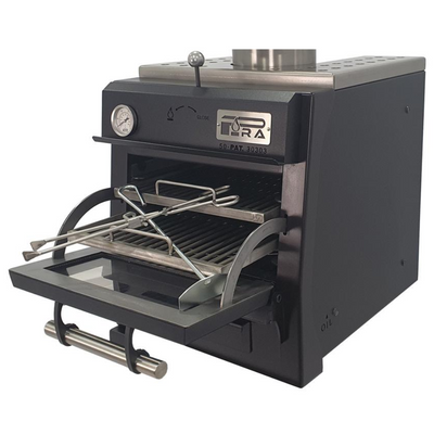 PIRA 50 BLACK 400.101 Horno para Carbon y Leña Cocina Restaurante Profesional Chef Buffet Cortes Carnes