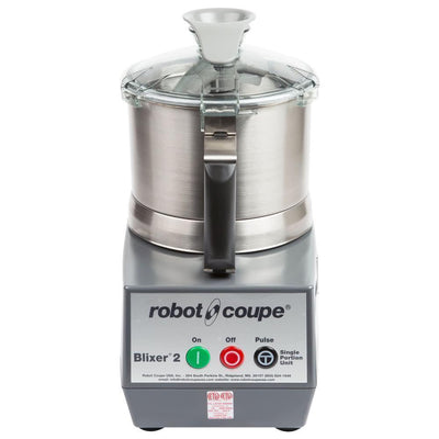 Robot Coupe BLIXER 2 Procesador Alimentos Monofásico Tazón Acero Inoxidable Velocidad Simple - Procesadores Alimentos / Ralladores / Cortadores - Robot Coupe - KitchenMax Store