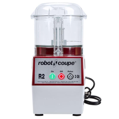 Robot Coupe R2BCLR Procesador Alimentos 3 Qt. Cubo Policarbonato Transparente 2HP - Procesadores Alimentos / Ralladores / Cortadores - Robot Coupe - KitchenMax Store