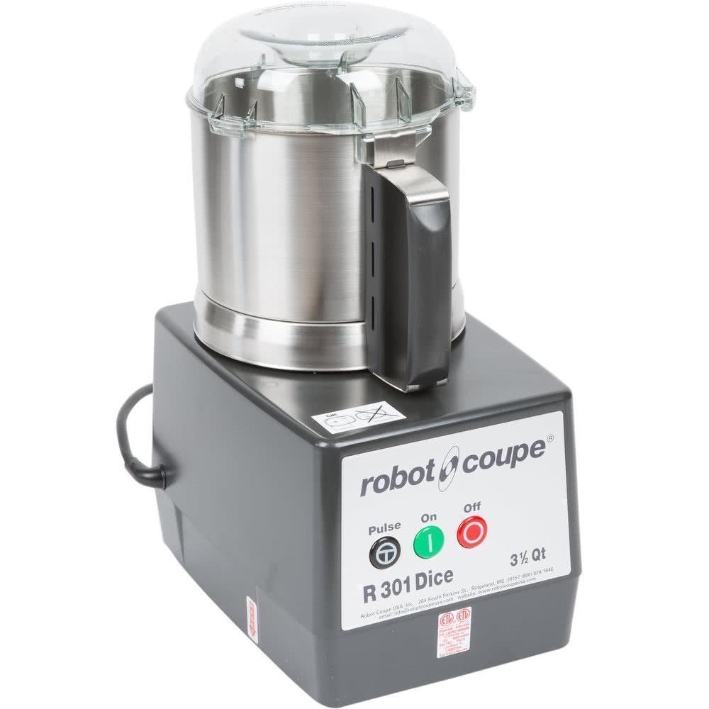 Robot Coupe R301 DICE ULTRA Procesador Alimentos Monofásico Cuchilla Lisa 2 HP - Procesadores Alimentos / Ralladores / Cortadores - Robot Coupe - KitchenMax Store