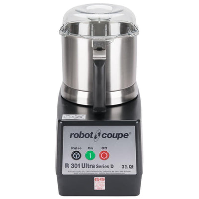 Robot Coupe R301 ULTRA B Procesador Alimentos 3.5 Qt. 1.5 HP Tazón Acero inoxidable - Procesadores Alimentos / Ralladores / Cortadores - Robot Coupe - KitchenMax Store