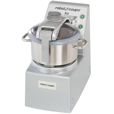 Robot Coupe R8 Procesador Alimentos Vertical 8 Qt. Tazón Acero Inoxidable - Procesadores Alimentos / Ralladores / Cortadores - Robot Coupe - KitchenMax Store