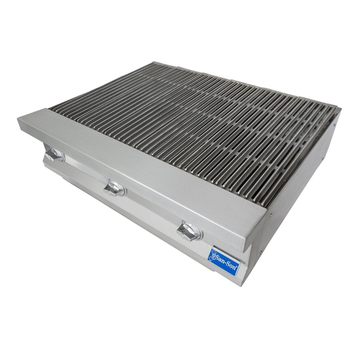 San-Son SSAR36 Asador Frente 91 cm Gas 3 Controles Radiante Acero Inoxidable Gris - Asadores - San Son - KitchenMax Store