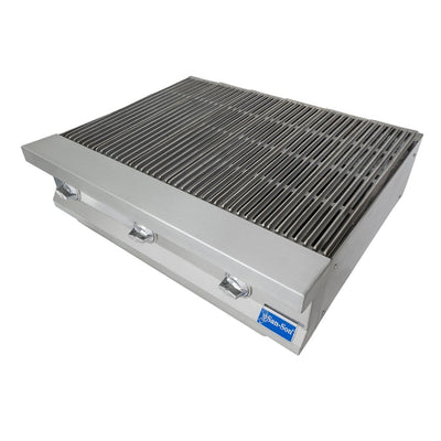San-Son SSAR36 Asador Frente 91 cm Gas 3 Controles Radiante Acero Inoxidable Gris - Asadores - San Son - KitchenMax Store