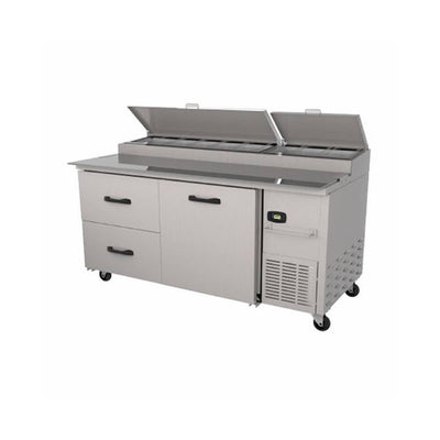 Torrey PPT67-21R1S PTMF-1022059 Mesa Preparacion 1 Puerta 1 Cajones - Mesas de trabajo refrigeradas - Torrey - KitchenMax Store