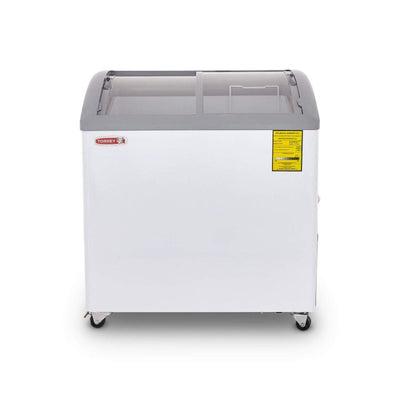 Torrey Chc-110CR CCCHC110004 Congelador Horizontal 2 Puertas Corredizas Cristal Curvo Cuerpo Esmaltado - Congeladores - Torrey - KitchenMax Store