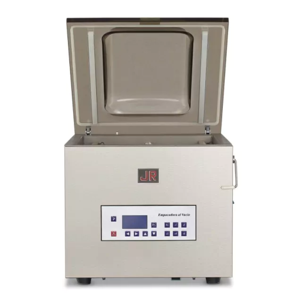 Torrey EVB-20 Empacadora al Vacio 20 Metros Cubicos para Tiendas Supermercado Restaurantes Carnicerias Panaderias Hoteles Resorts Alimentos Congelados Servicios Catering Delicatessen Ingredientes Frescos Carnes Aves Pescado Quesos Cereales Frutos Secos Embutidos Industria Alimentaria. KitchenMax.Store. Envíos seguros a todo México. Cotiza hoy mismo.