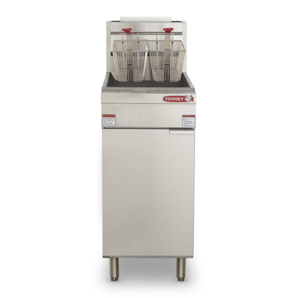 Torrey FRT-20G CQFRG020027 Freidora Gas 20 Litros Acero Inoxidable - - Torrey - KitchenMax Store