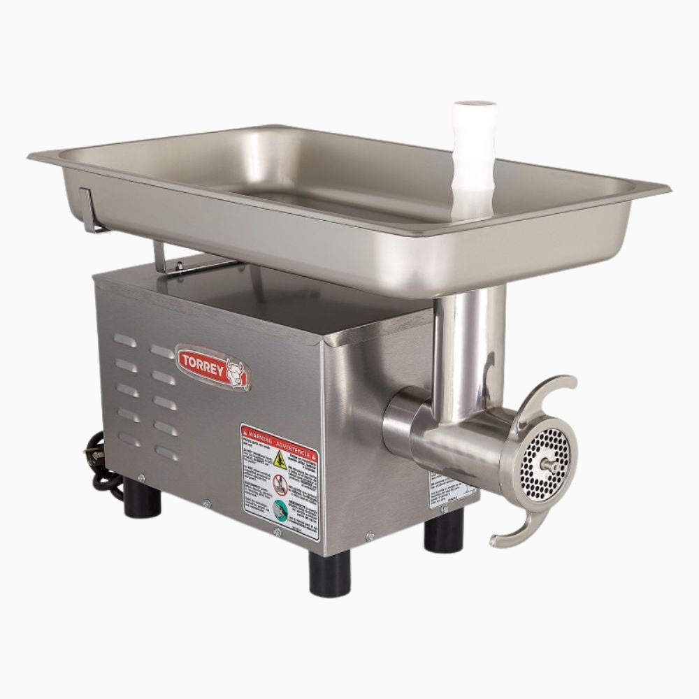 Torrey Fg-12-Ss 0Fg12Ss Molino Transmision Engranes Motor 3/4 Hp Monofasico Acero Inoxidable - Molinos de Carne - Torrey - KitchenMax Store