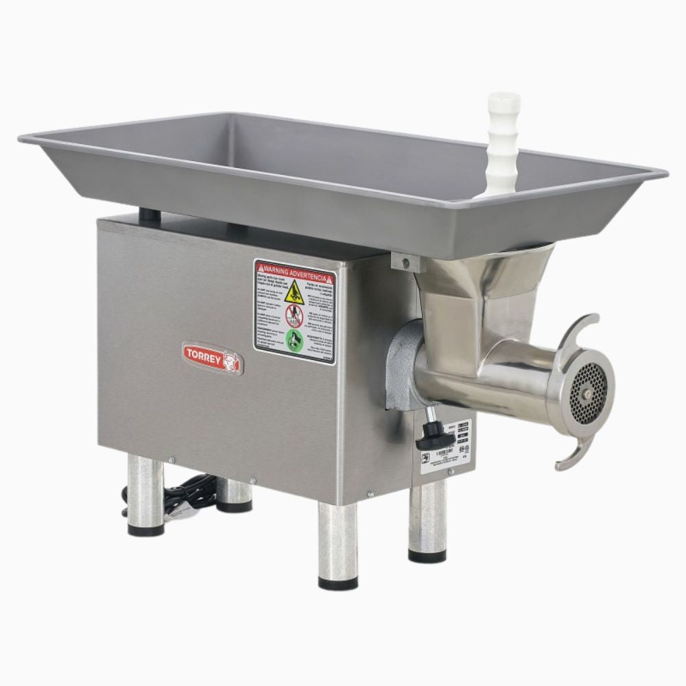 Torrey M-22-Rss-1 0M22Rss Molino Transmision Engranes Motor 1 Hp Monofasico Acero Inoxidable - Molinos de Carne - Torrey - KitchenMax Store