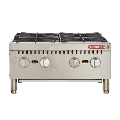 Torrey PAT-4QG CQPAG004030 Parrilla Gas 4 Quemadores Acero Inoxidable - - Torrey - KitchenMax Store