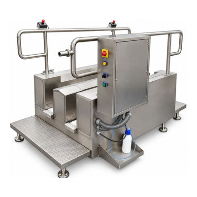 Lavabotas Industriales con Cepillos de Acero Inoxidable