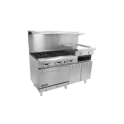 Ferro 23151404 Estufa 6 Quemadores Horno Gratinador - Estufas Maestras - Ferro - KitchenMax Store