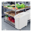 ALMACENADOR DE GRANOS RHINO ALGRA-21C | Almacenador de Granos Tipo Carro | Capacidad 79 L | Polipropileno | Panadería Restaurante Cocina Industrial