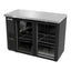 Refrigerador Asber ABBC-24-48-G Hc / Sg-hc, refrigerador contra barra, en acero inoxidable.