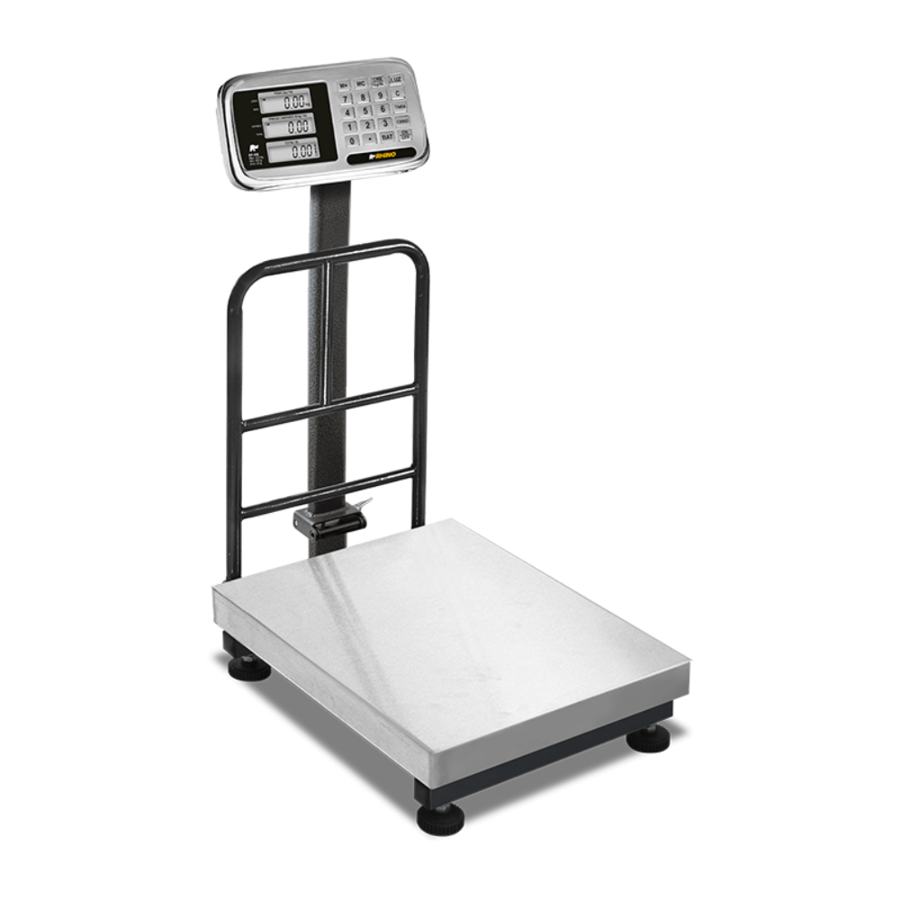 BÁSCULA PLATAFORMA RHINO BP-200 | Báscula Plataforma | 200 Kg | Plegable | Acero Inoxidable | Paquetería Almacen Bodega Básculas Restaurantes Pesar Tianguis Restaurante Verduras Carnes Plataforma Carniceria Cremeria Contadora Cargar Uso Industrial