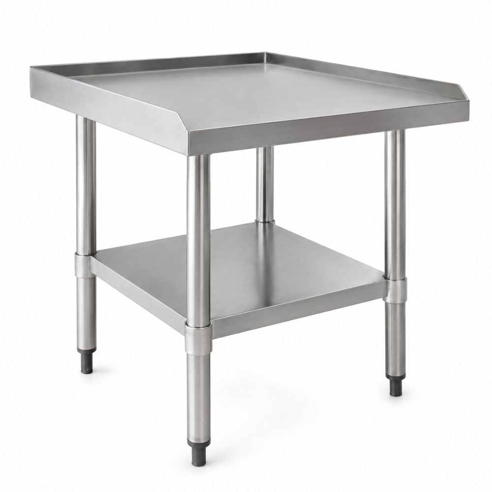 Base Drago BD-2624, base de 2 pies, en acero inoxidable.