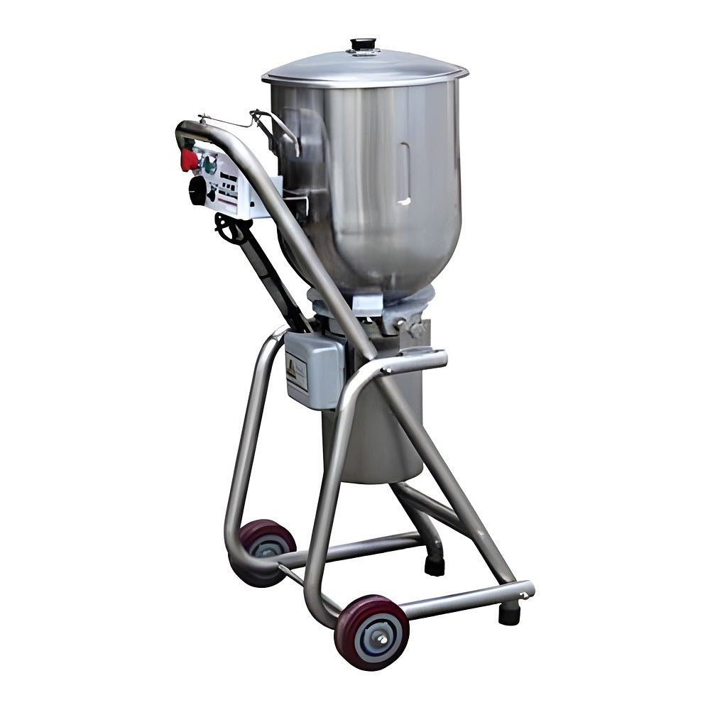 Licuadora de Volteo Migsa BL-30L, 30 litros, en acero inoxidable.