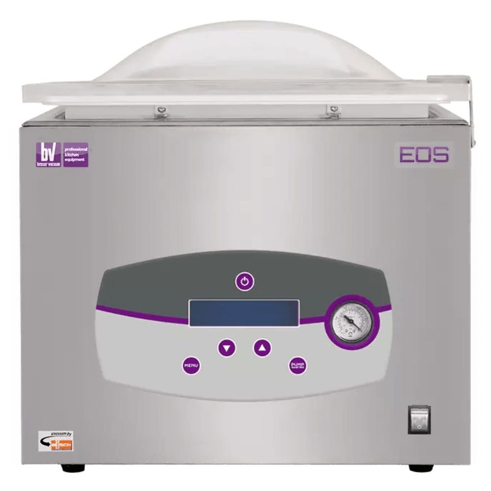 Empacadora al Vacío Besser Vacuum Eos+, en acero inoxidable.