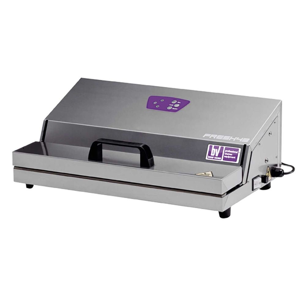 EMPACADORA AL VACÍO BESSER VACUUM Fresh43 | Empacadora al Vacío | Barra Sellado de 43 cm | Acero Inoxidable | Carnes Empacado Alimentos Carnes Empacado Alimentos Pollo Pesaco Mariscos