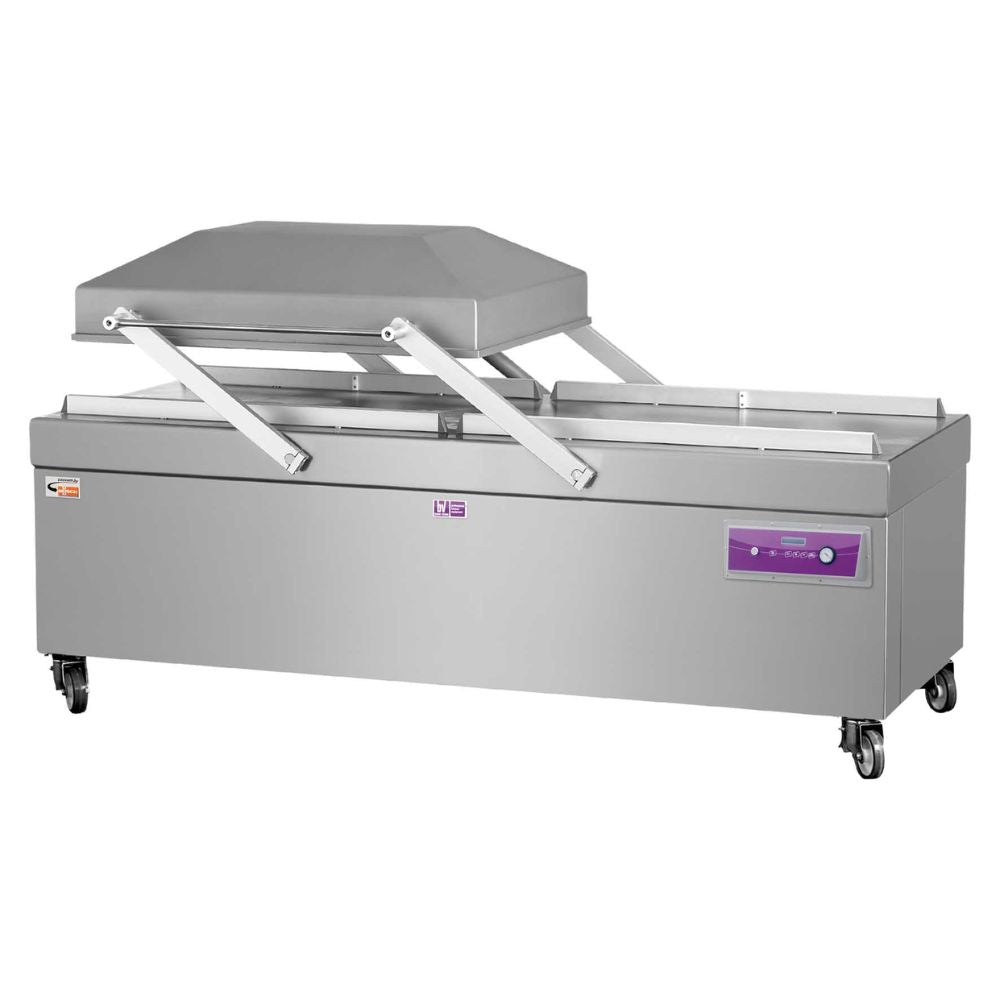 Empacadora al Vacío Besser Vacuum Hurricane, en acero inoxidable.
