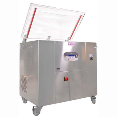 Empacadora al Vacío Besser Vacuum Monsoon+, en acero inoxidable.