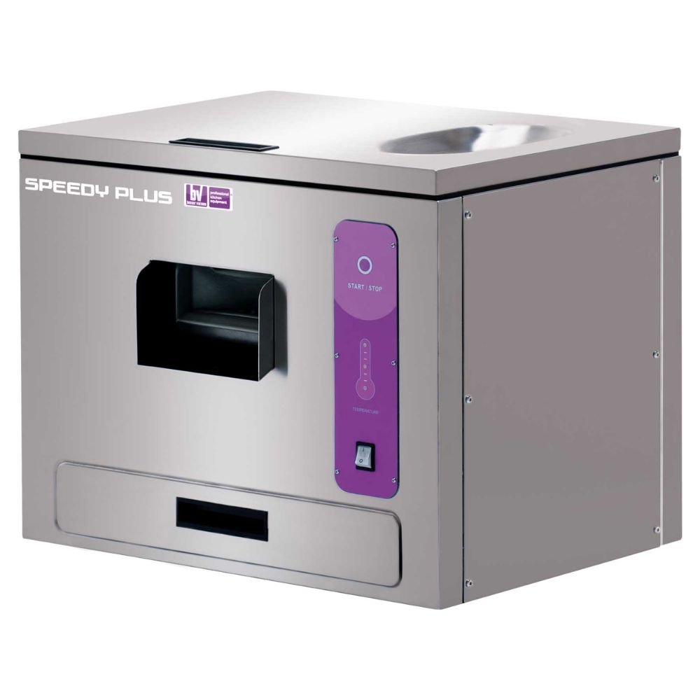 Abrillantadora Besser Vacuum Speedyplus, para uso restaurantero hotelero, en acero inoxidable.