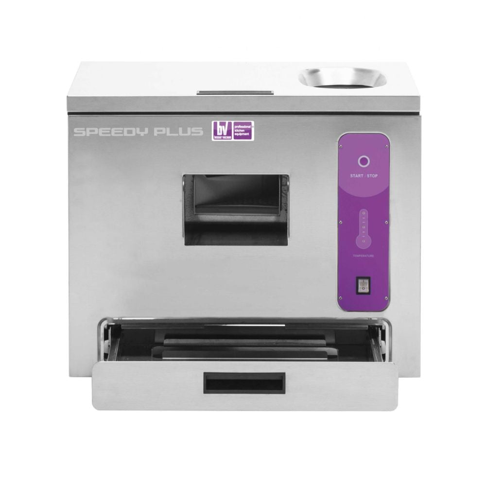 Abrillantadora Besser Vacuum Speedyplus, para uso restaurantero hotelero, en acero inoxidable.