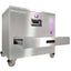 Abrillantadora Besser Vacuum Speedy Super, en acero inoxidable.