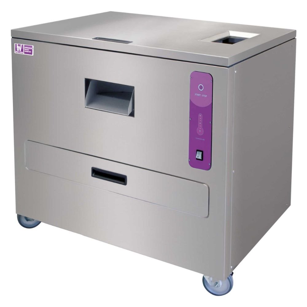 Abrillantadora Besser Vacuum Speedy Super, en acero inoxidable.