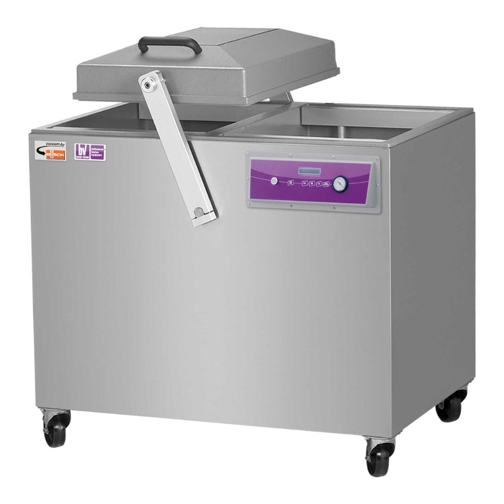 Empacadora al Vacío Besser Vacuum Storm, en acero inoxidable.