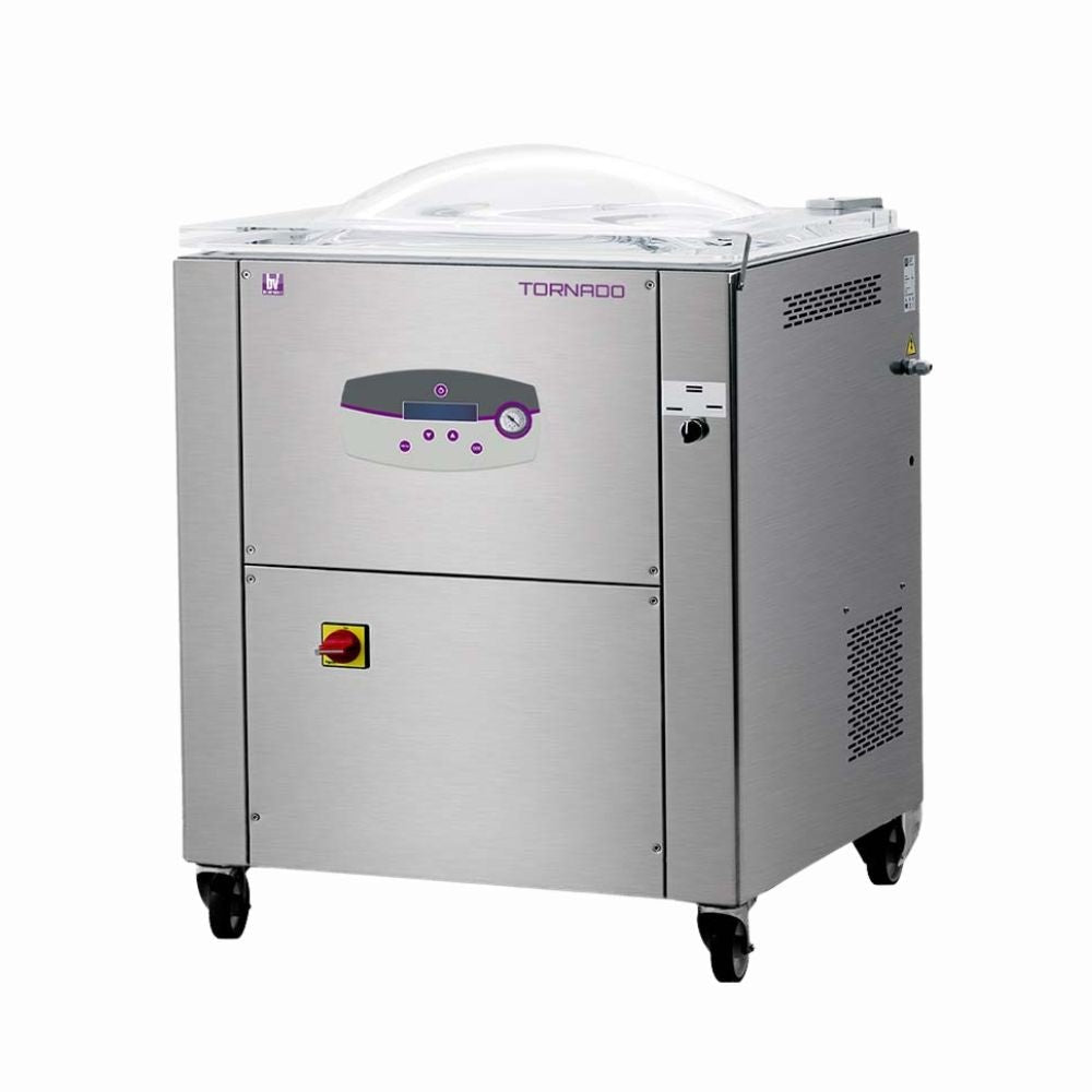 Empacadora al Vacío Besser Vacuum Tornado+, en acero inoxidable.