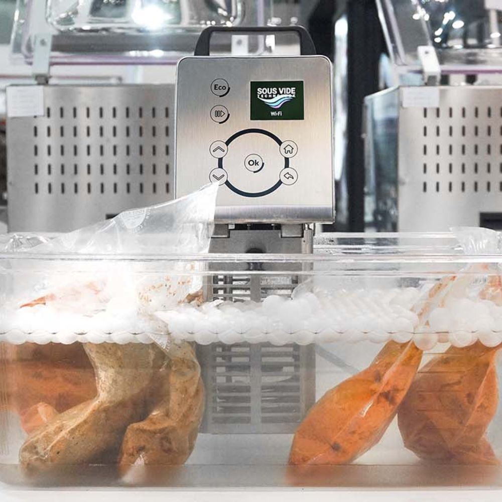 Termocirculador Besser Vacuum Vacook Wifi, cocina alimentos restaurante, en acero inoxidable.