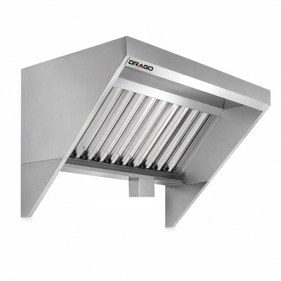Campana Drago MC-04-00, campana backshelf, en acero inoxidable.