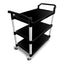 CARRITO DE SERVICIO RHINO CARSEP-03 | Carrito de Servicio 3 Niveles | Capacidad 100 kg | Estructura de Aluminio | Restaurante Hotel Cafetería