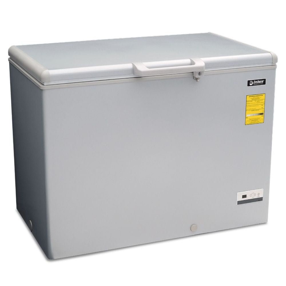 CONGELADOR HORIZONTAL IMBERA 1026711 HF10-1F | Congelador Horizontal Baúl | 10 Pies Cúbicos |  Restaurante Cremería Carnicería Hotel Buffet Cafetería Paletería Repostería Carnicería Alimentos Congelados